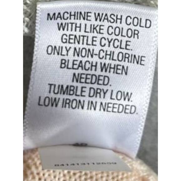 Apt. 9 Womens Long Sweater Short Sleeve Lace Hem Cowl Neck Medium - Picture 6 of 9